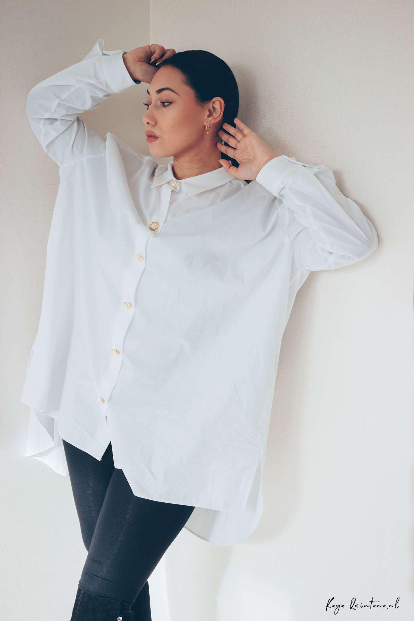 oversized blouse outfit