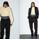 The first lookbook of the brand Julia Pelipas, which is based on up-cycling