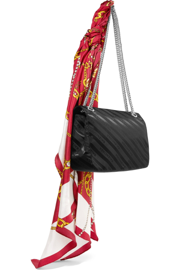 A Thing Of The Day: A Bag With A Handkerchief Balenciaga /></p>
<p></p>
<p style=